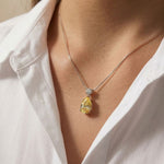 Elegant Pear Gemstone Pendant