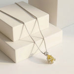 Elegant Pear Gemstone Pendant