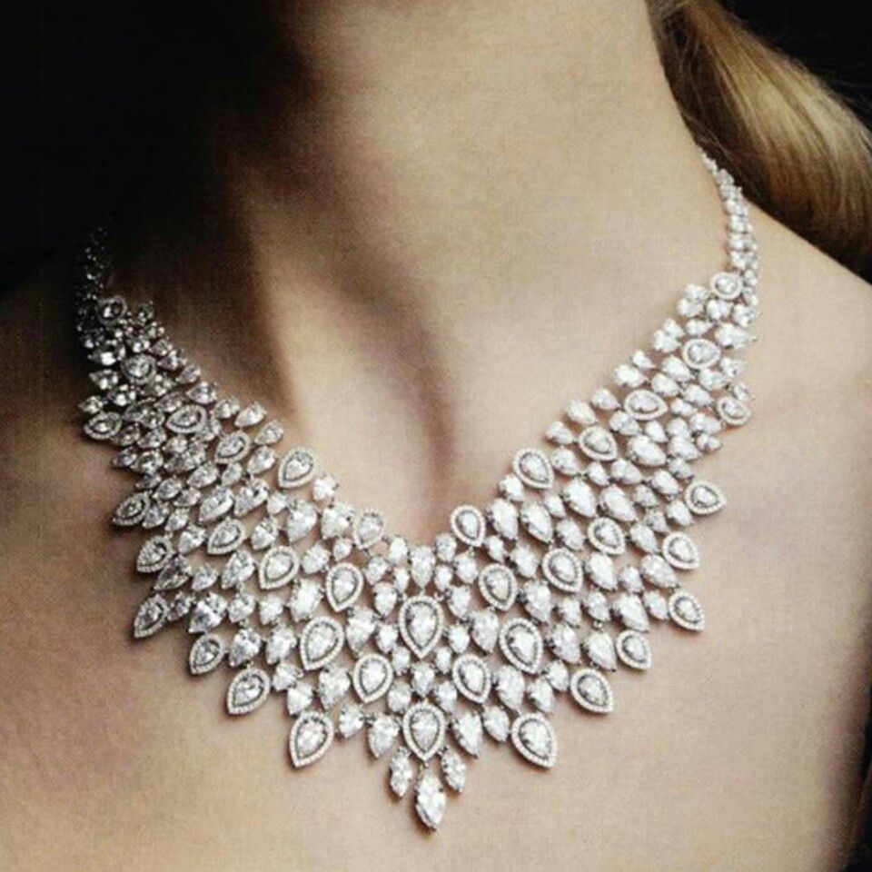 Starlight Cascade Statement Necklace