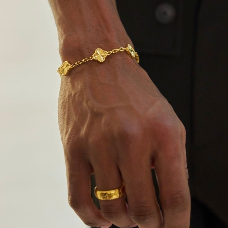 Aurelia Clover Bracelet - Golden