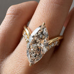 Duo marquise ring