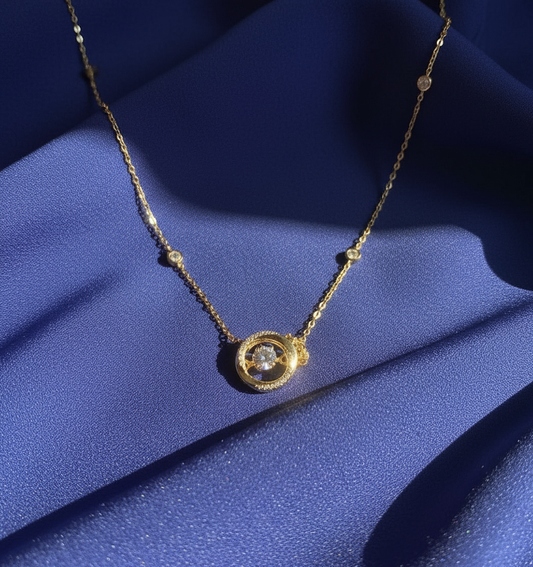 Celestial Orbit Diamond Necklace