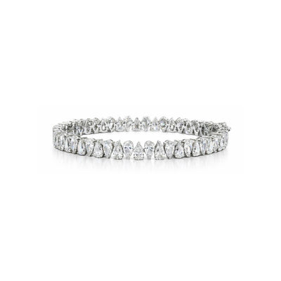 Pear Cut Tennis Bracelet