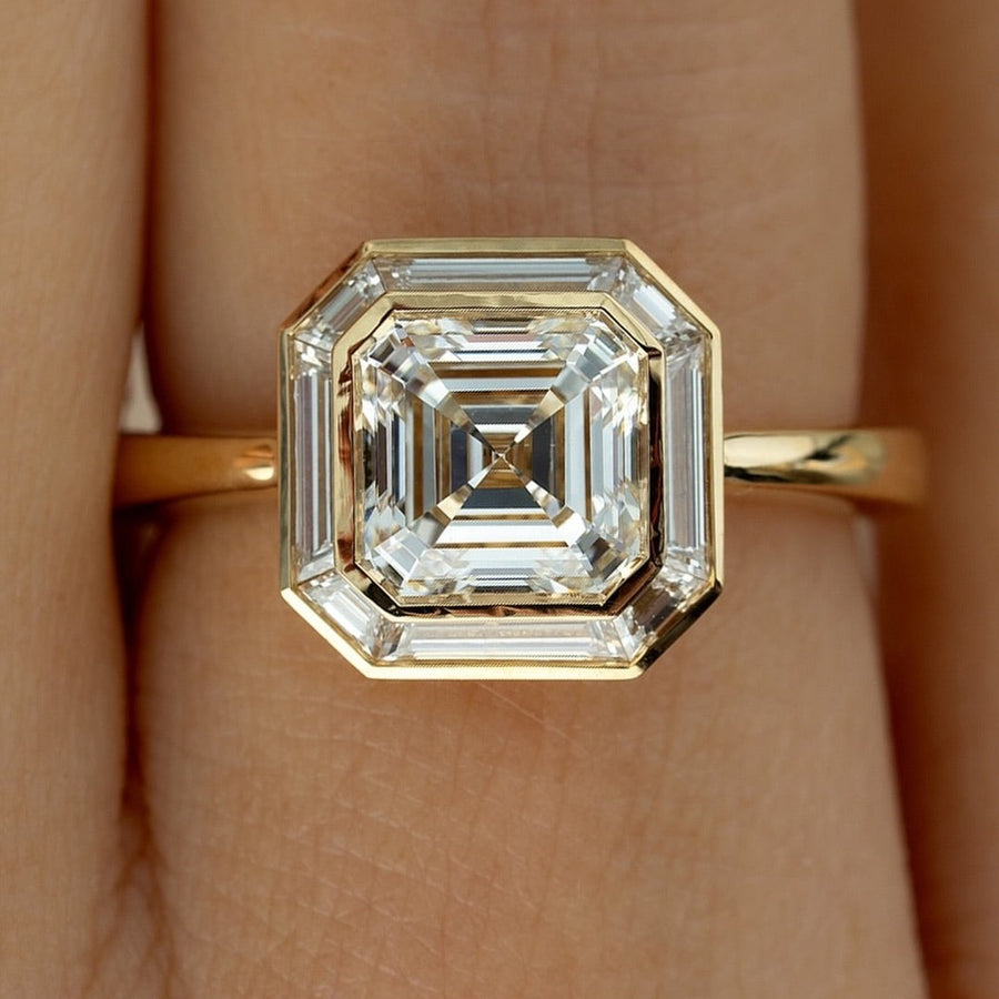 Baguette Square Ring