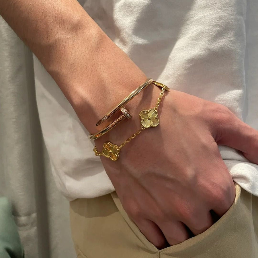 Aurelia Clover Bracelet - Golden