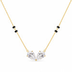 Twin Pear Mangalsutra Necklace