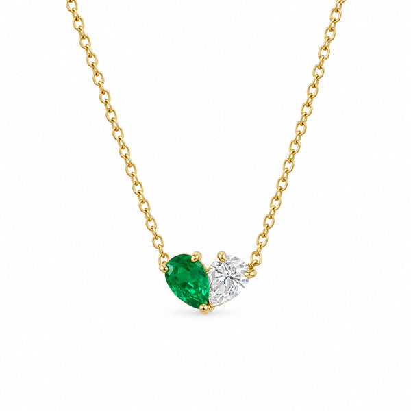 Pear Toi Et Moi Neckpiece