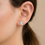 Classic Oval Solitaire Studs