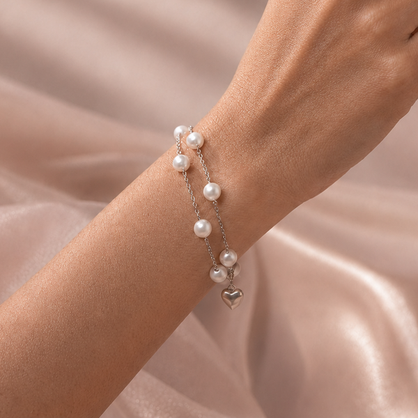 Dual Line Pearl Bracelet