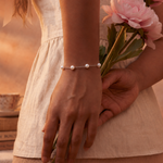 Single Line Pearl Bracelet