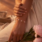 Single Line Pearl Bracelet