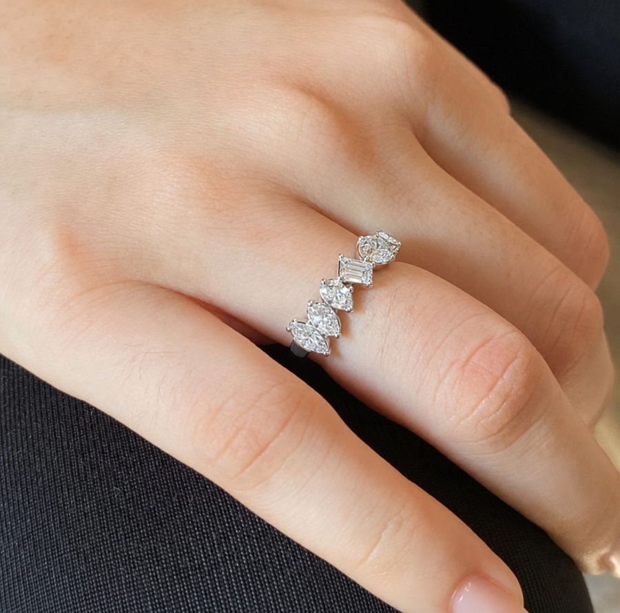 Mixed Stone Ring