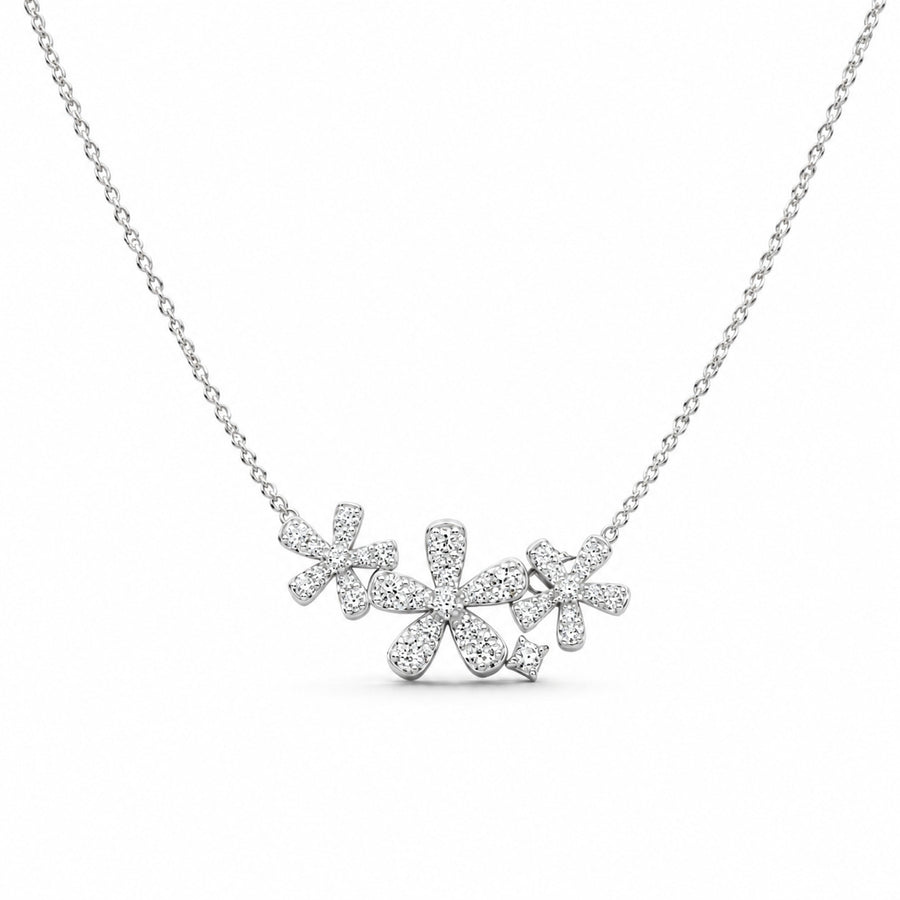 Starburst Petal Cluster Necklace