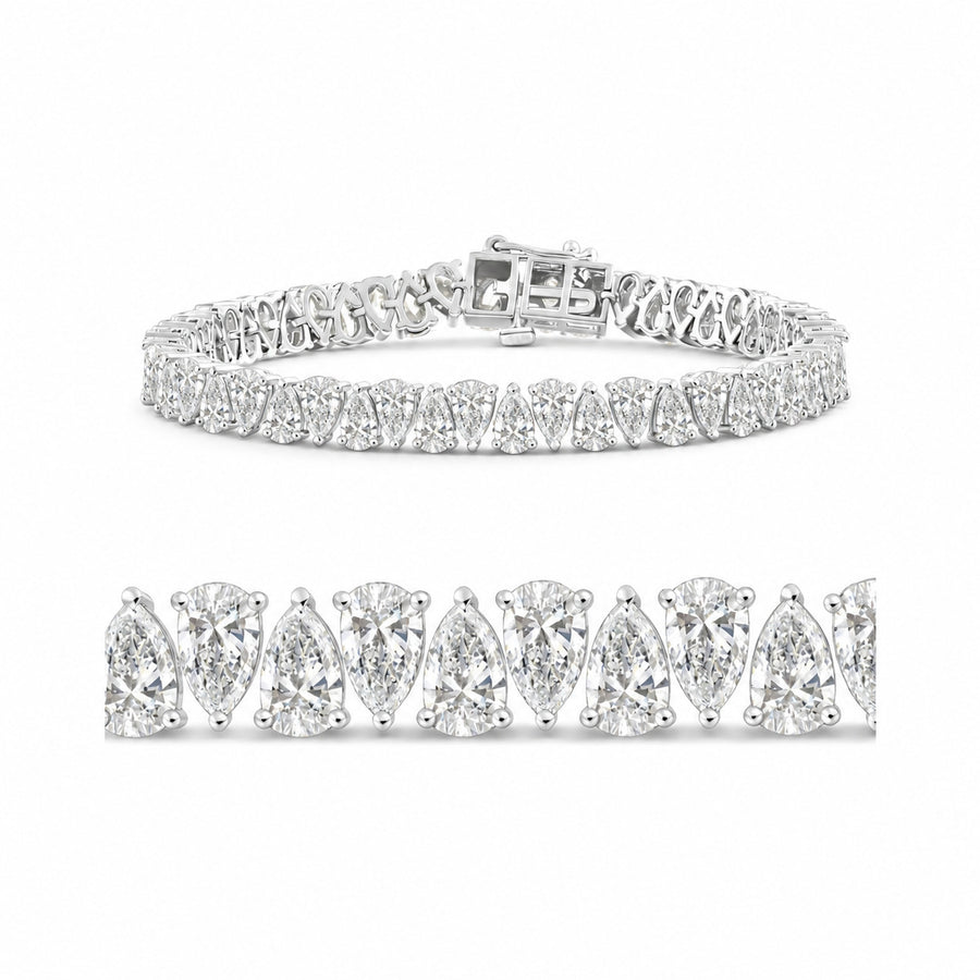 Pear Cut Tennis Bracelet