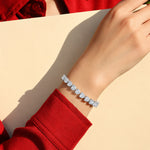 Heart Cut American Diamond Bracelet