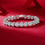 Heart Cut American Diamond Bracelet