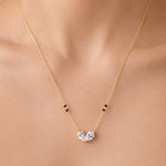 Twin Pear Mangalsutra Necklace