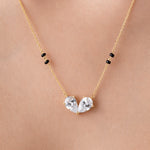 Twin Pear Mangalsutra Necklace