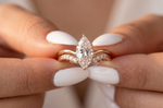 Duo marquise ring