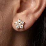 Diamond Daisy Studs