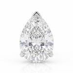 Classic Pear Solitaire Studs