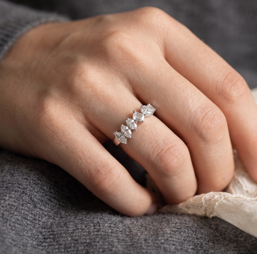 Mixed Stone Ring