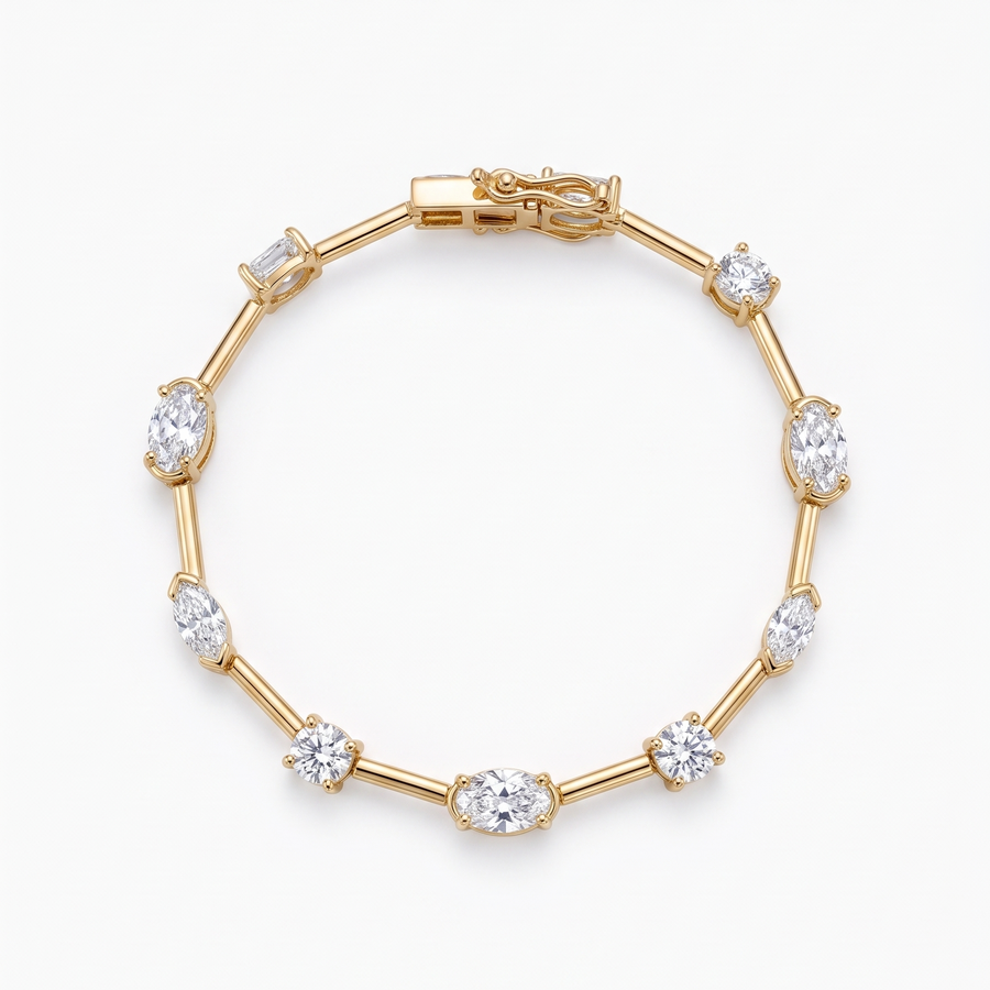 Floating Diamond Bracelet