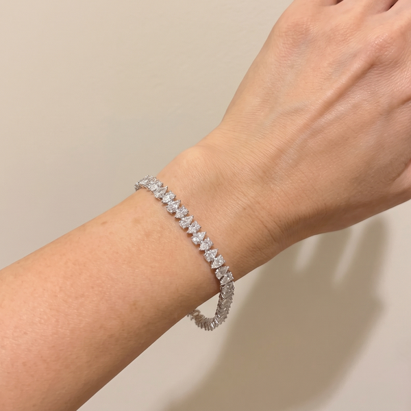 Pear Cut Tennis Bracelet
