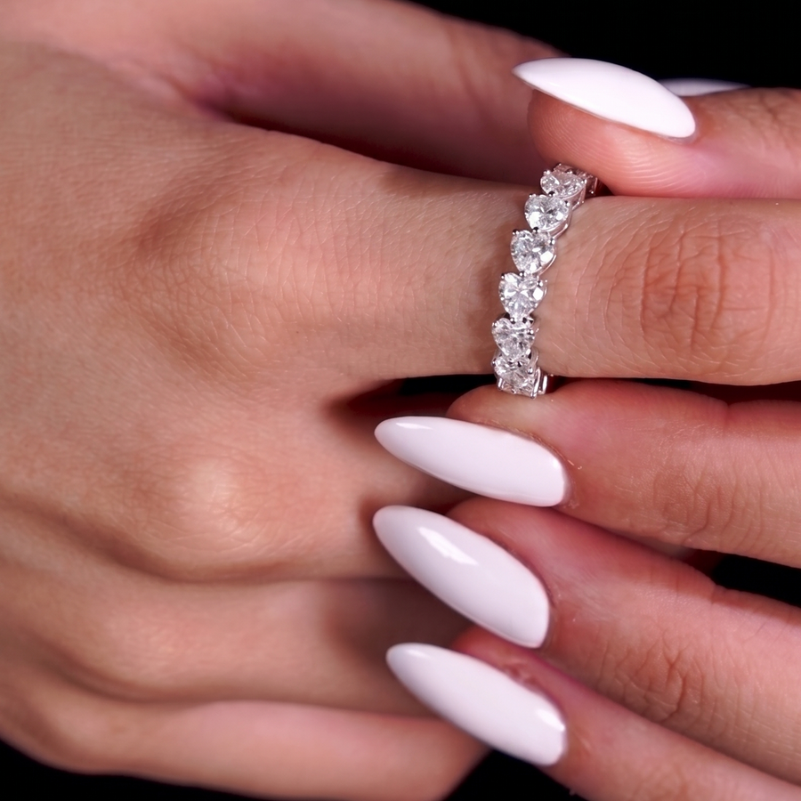 Heart Diamond Ring