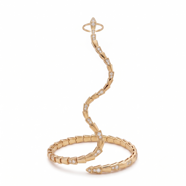 Snake Gold Hand Chain