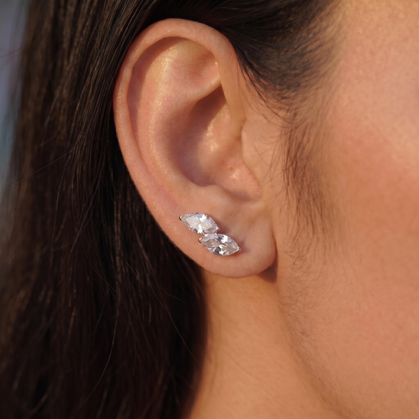 Dual Marquise Earring