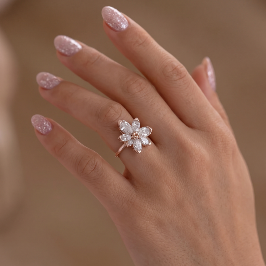 Sakura Blossom Ring