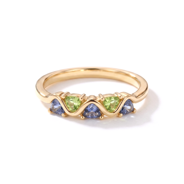 Mint Garnet Stone Ring