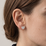 Eternal Heart Solitaire Studs