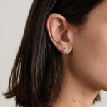 Diamond Daisy Studs