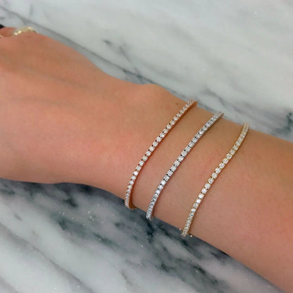 Rose Gold Tennis Bracelet