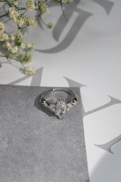 The Celeste Marquise Ring