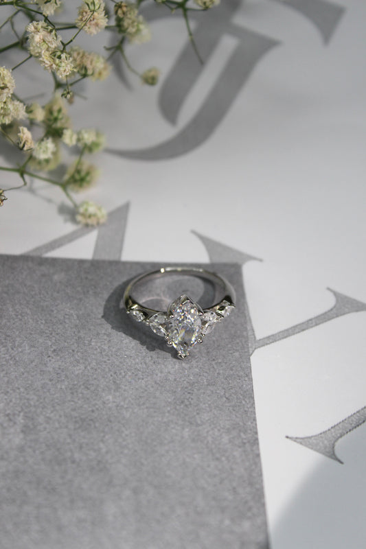 The Celeste Marquise Ring