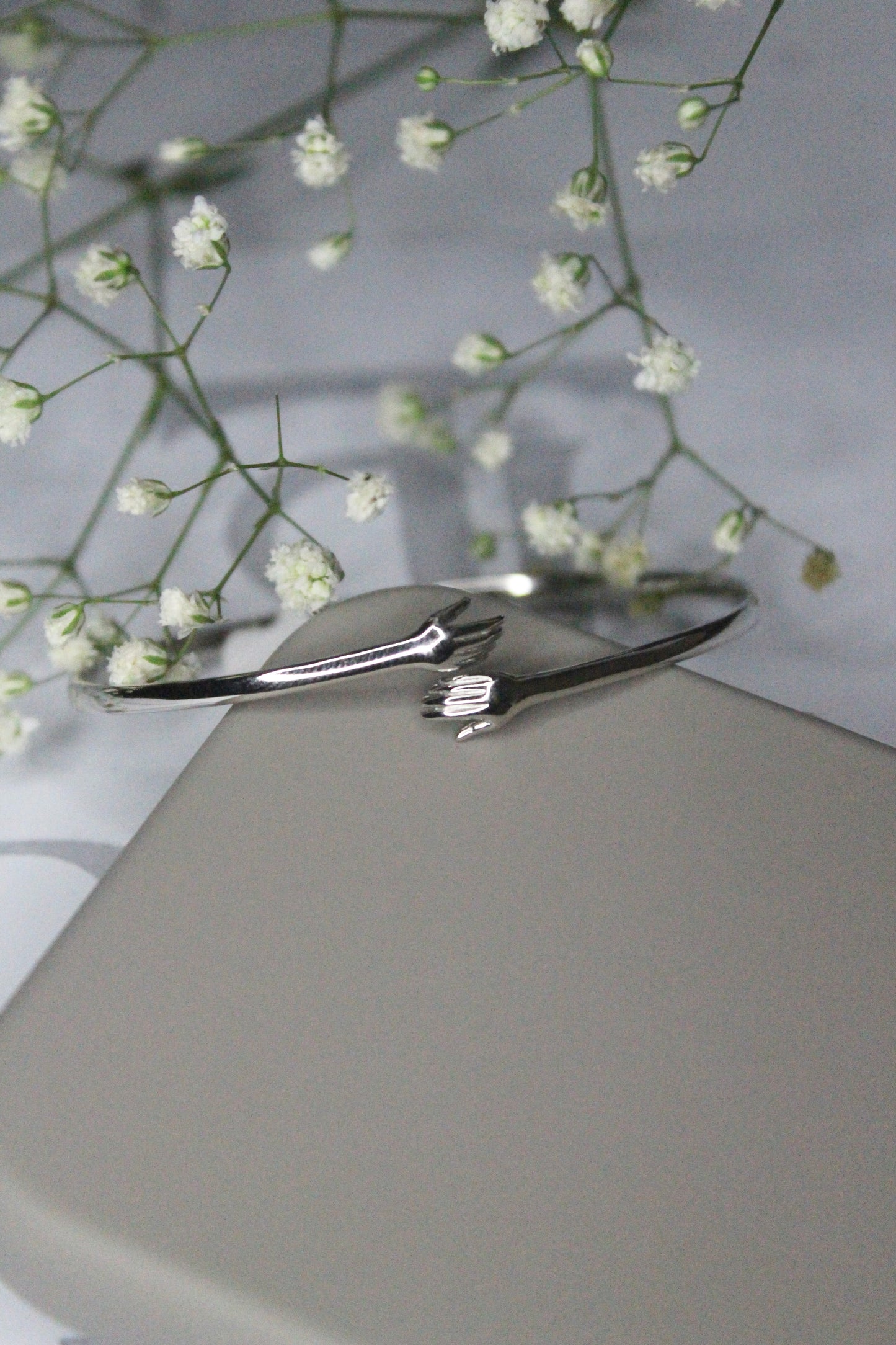 Sterling Silver Hug Bracelet