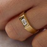Emerald Band Ring