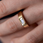 Emerald Band Ring