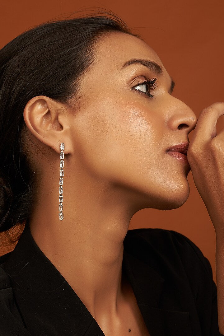 Baguette Dangle Earrings