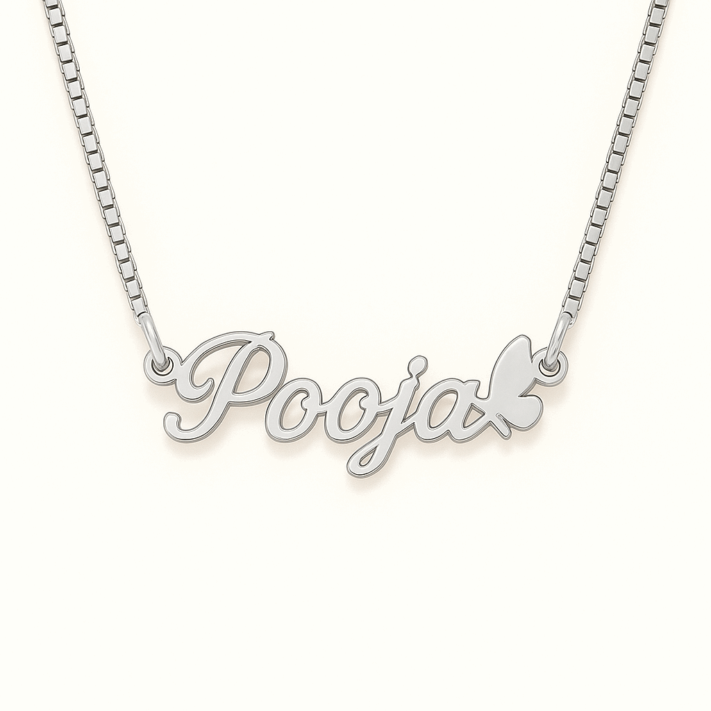 Flutter Name Pendant
