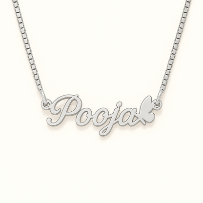 Flutter Name Pendant