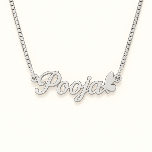 Flutter Name Pendant