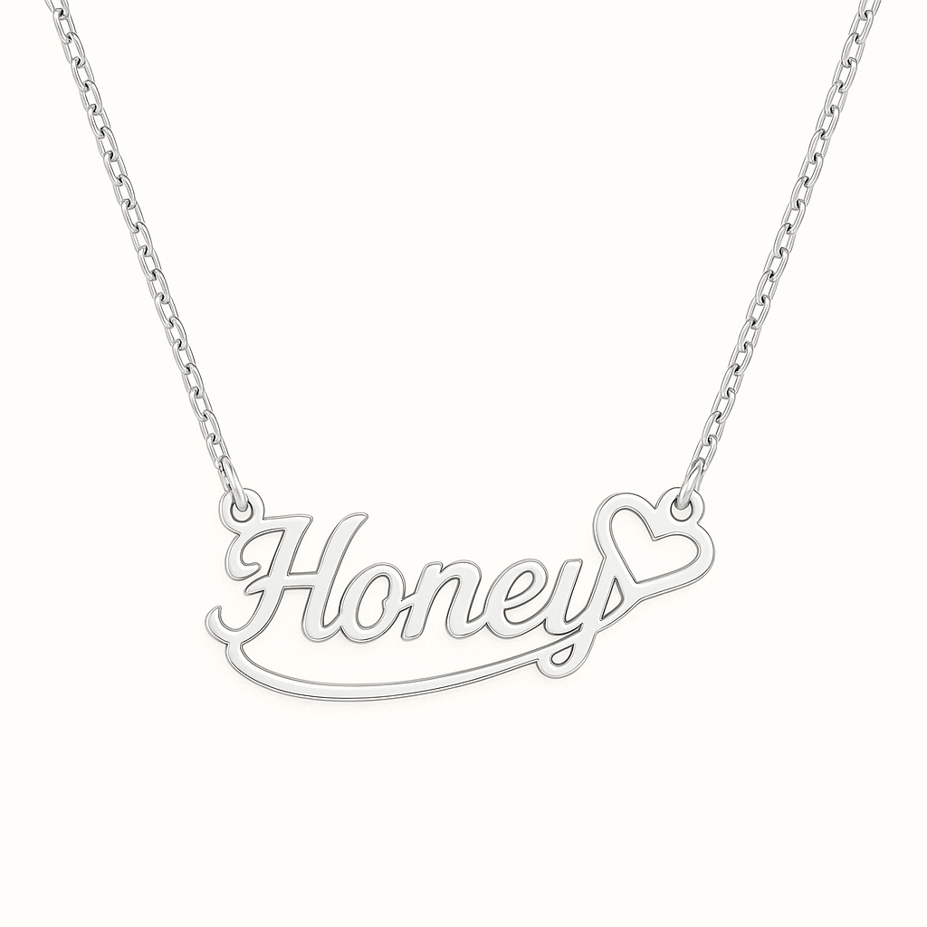 Heartline Name Pendant