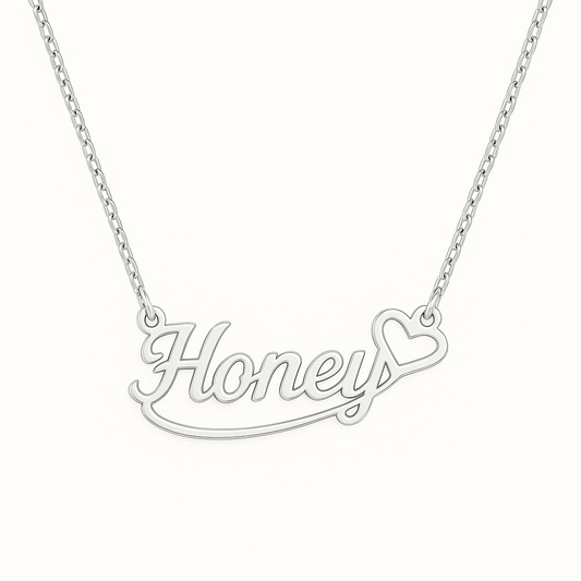 Heartline Name Pendant