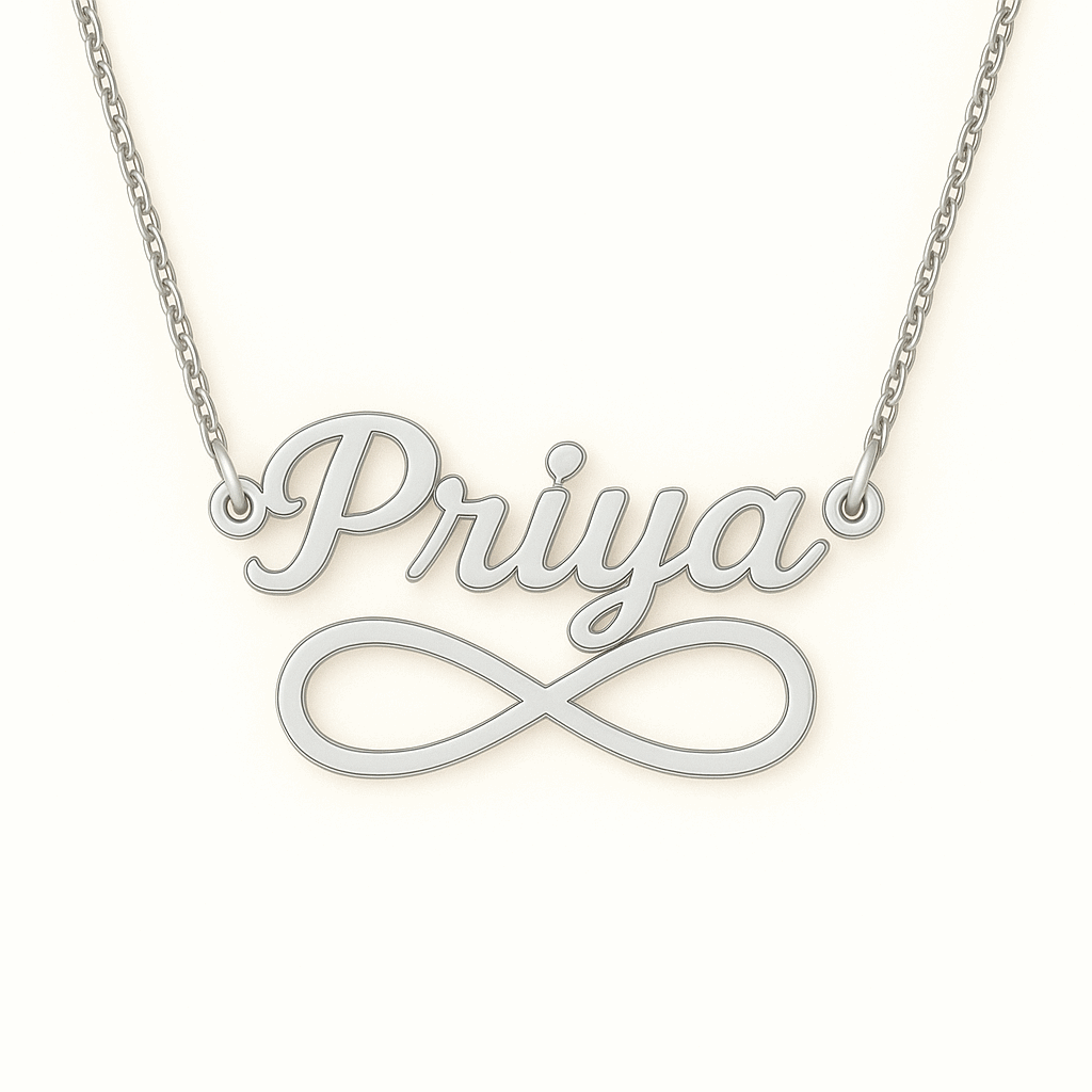 Infinity Grace Name Pendant