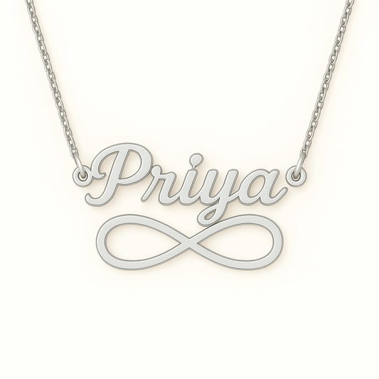 Infinity Grace Name Pendant