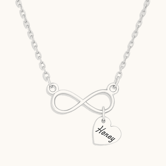 Infinite Love Drop Pendant